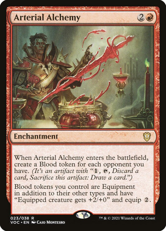 MTG Card Title: Arterial Alchemy VOC/23