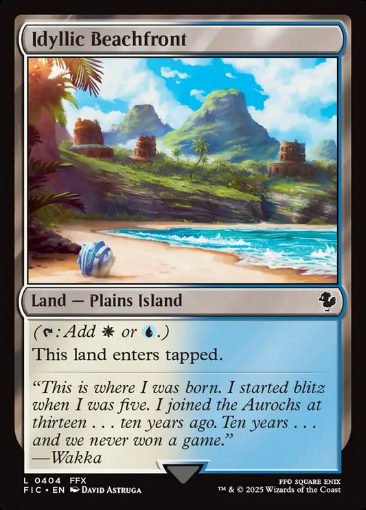 MTG Card Title: Idyllic Beachfront FIC/404