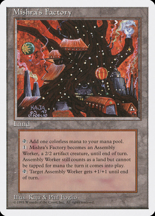MTG Card Title: Mishra's Factory 4ED/361