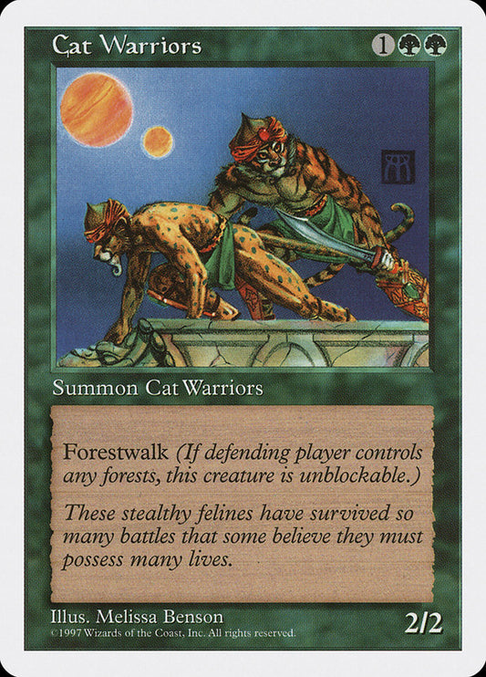 MTG Card Title: Cat Warriors 5ED/282