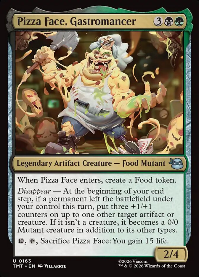 MTG Card Title: Pizza Face, Gastromancer TMT/163