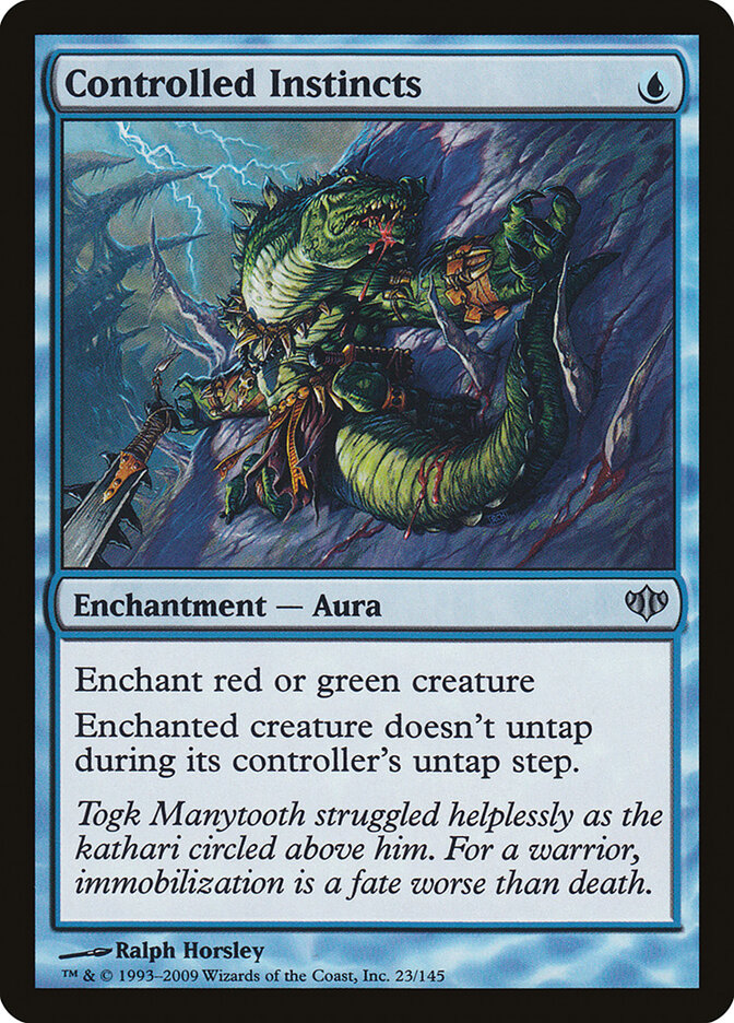 MTG Card Title: Controlled Instincts CON/23