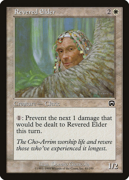 MTG Card Title: Revered Elder MMQ/43