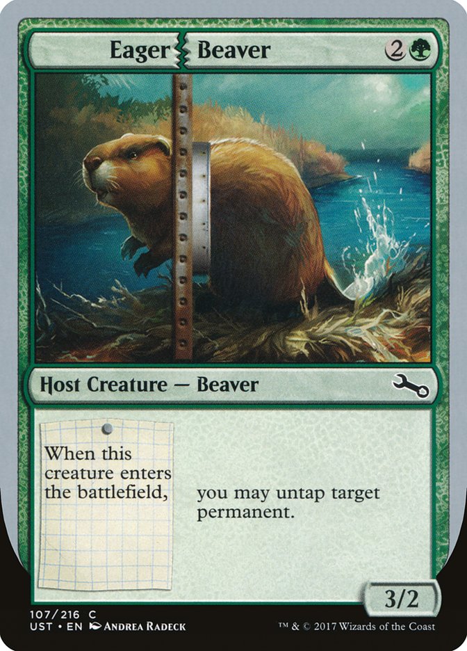 MTG Card Title: Eager Beaver UST/107