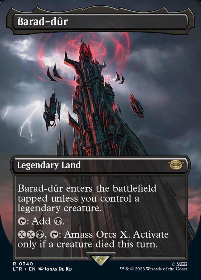 MTG Card Title: Barad-dûr LTR/340