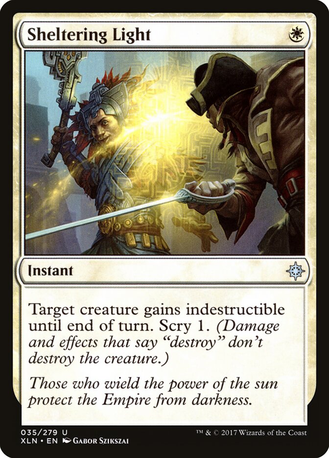 MTG Card Title: Sheltering Light XLN/35
