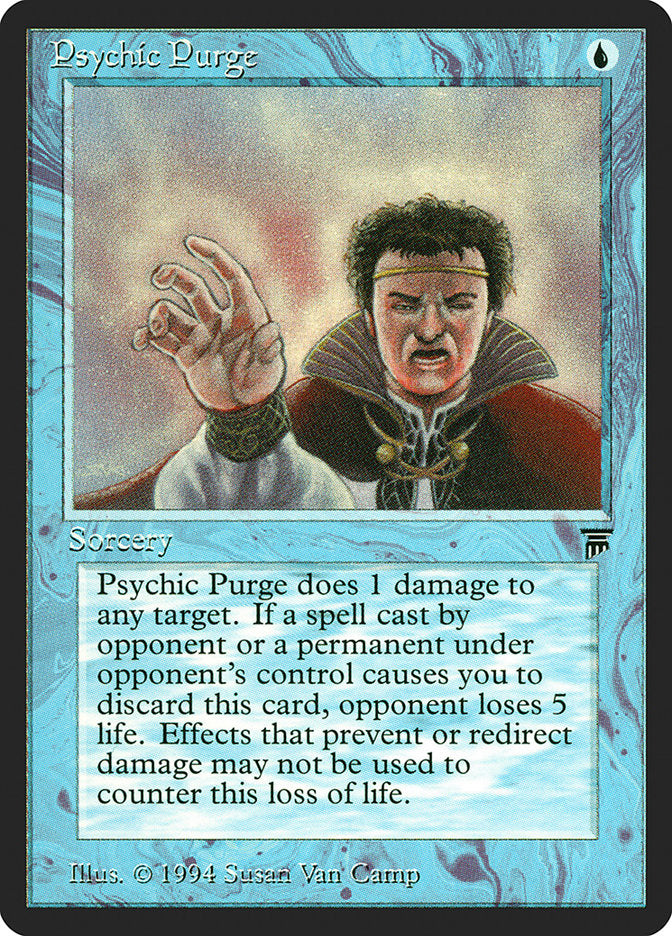 MTG Card Title: Psychic Purge LEG/68