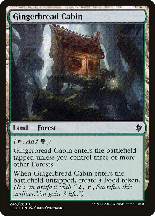MTG Card Title: Gingerbread Cabin ELD/245