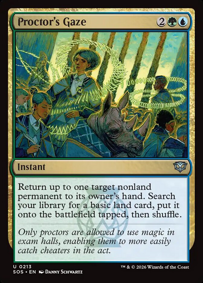 MTG Card Title: Proctor's Gaze SOS/213