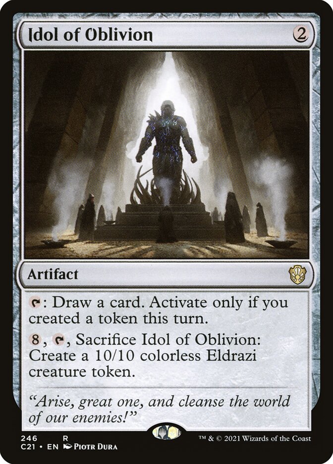 MTG Card Title: Idol of Oblivion C21/246