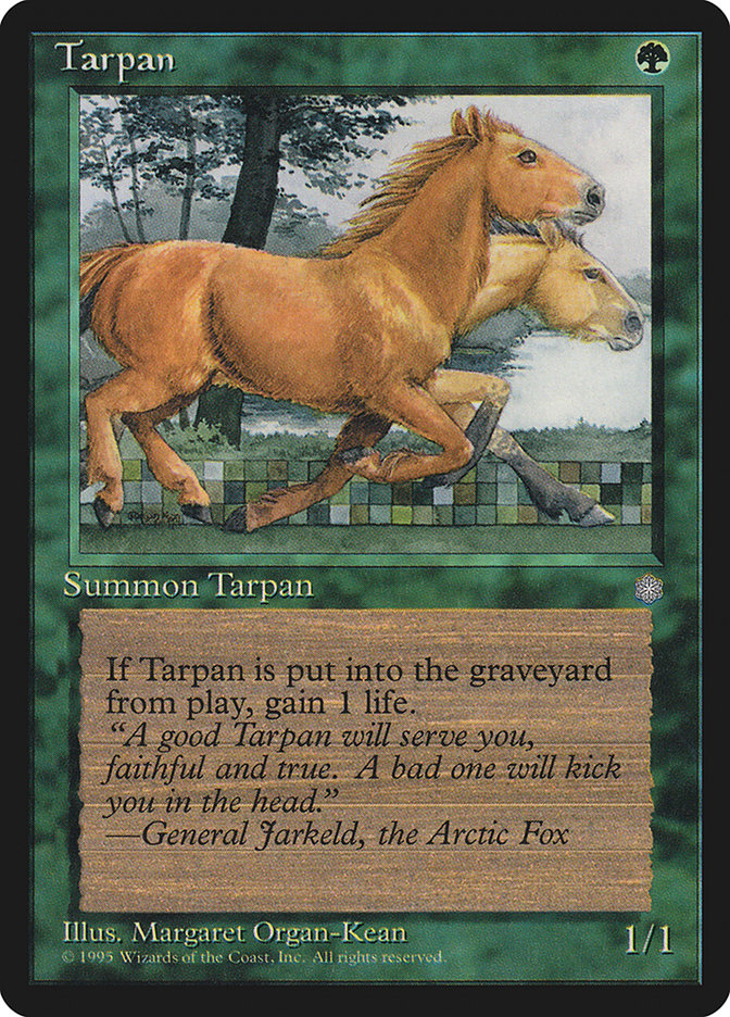 MTG Card Title: Tarpan ICE/267