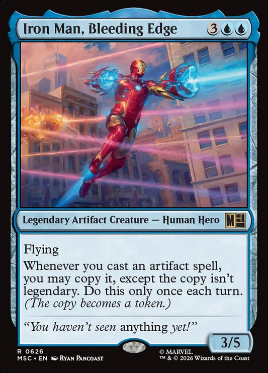 MTG Card Title: Iron Man, Bleeding Edge MSC/626