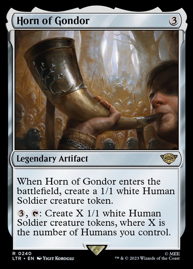 MTG Card Title: Horn of Gondor LTR/240
