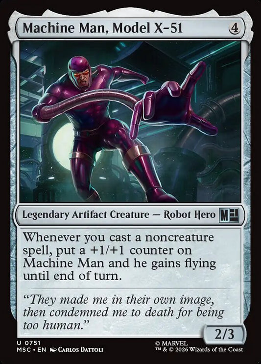MTG Card Title: Machine Man, Model X-51 MSC/751