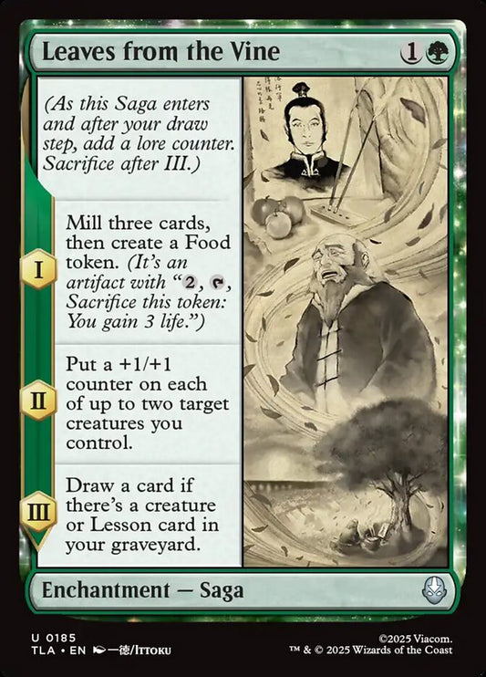 MTG Card Title: Leaves from the Vine TLA/185