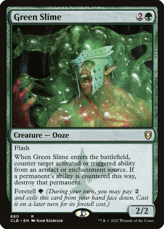 MTG Card Title: Green Slime CLB/680