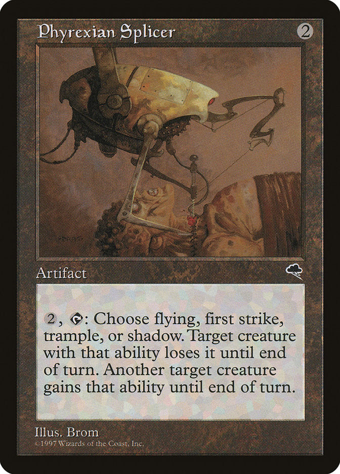 MTG Card Title: Phyrexian Splicer TMP/303