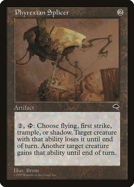 MTG Card Title: Phyrexian Splicer TMP/303