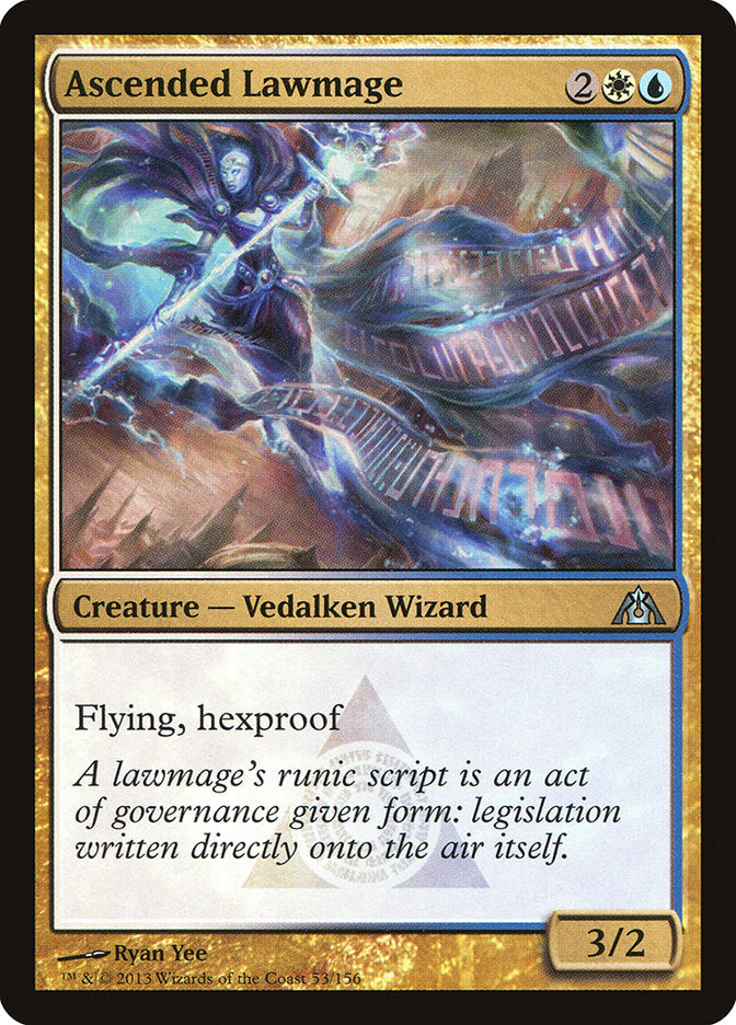 MTG Card Title: Ascended Lawmage DGM/53