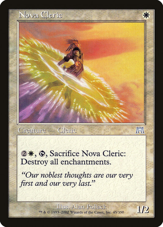 MTG Card Title: Nova Cleric ONS/45
