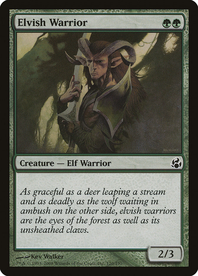 MTG Card Title: Elvish Warrior MOR/120