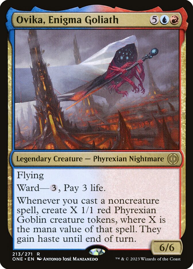 MTG Card Title: Ovika, Enigma Goliath ONE/213