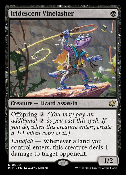 MTG Card Title: Iridescent Vinelasher BLB/99