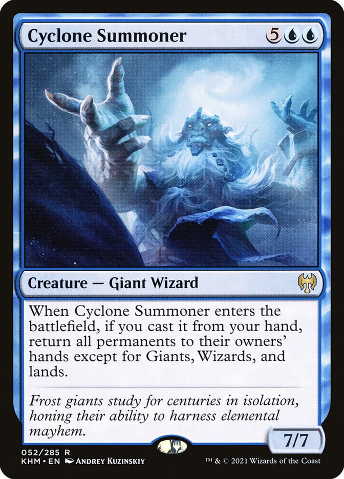MTG Card Title: Cyclone Summoner KHM/52