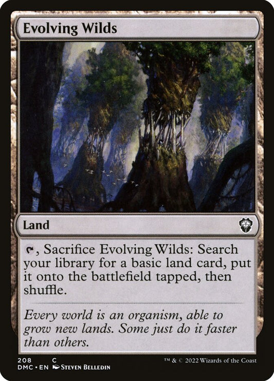 MTG Card Title: Evolving Wilds DMC/208