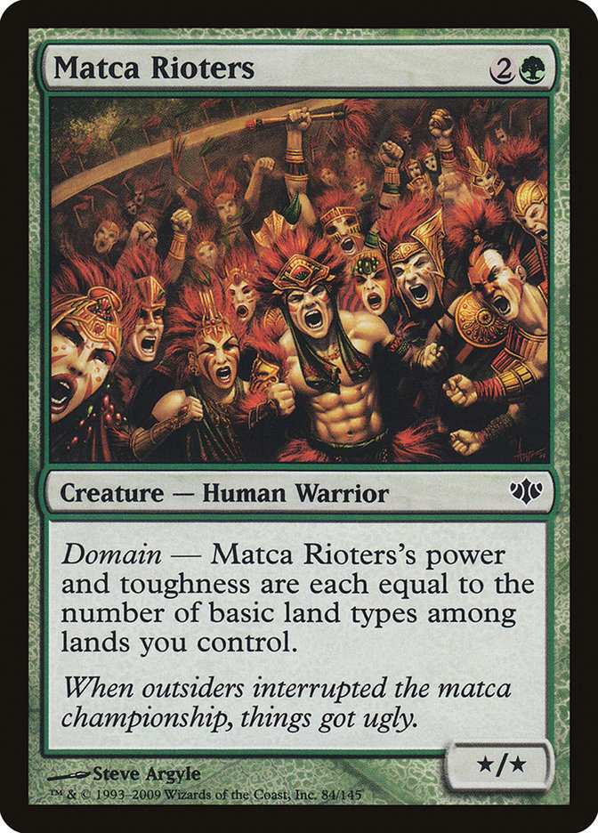 MTG Card Title: Matca Rioters CON/84