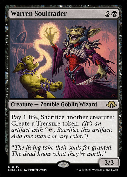 MTG Card Title: Warren Soultrader MH3/110
