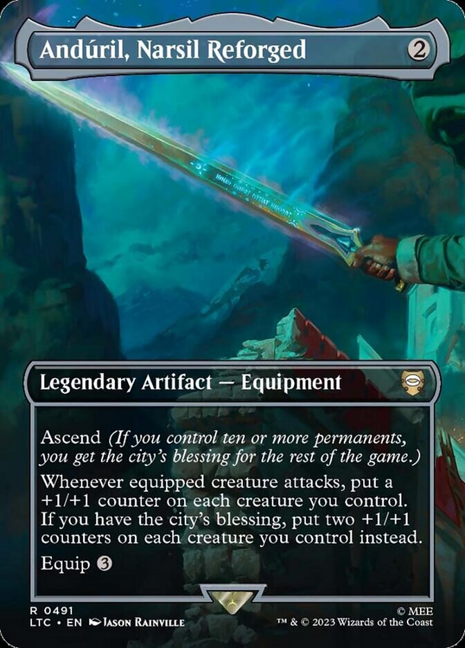 MTG Card Title: Andúril, Narsil Reforged LTC/491