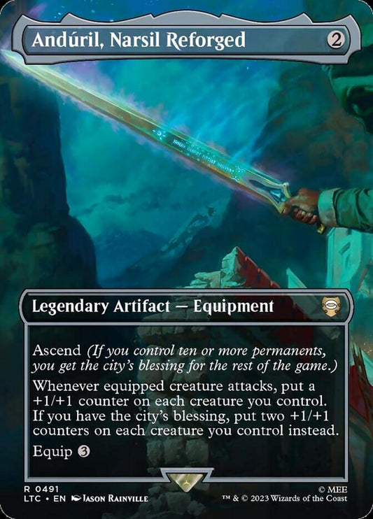 MTG Card Title: Andúril, Narsil Reforged LTC/491