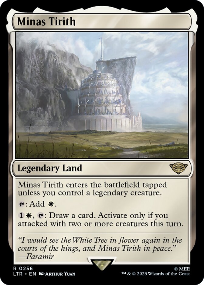 MTG Card Title: Minas Tirith LTR/256