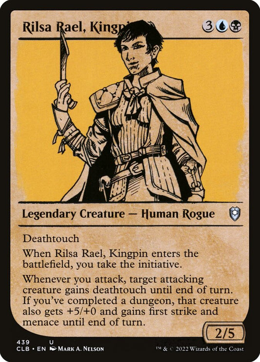 MTG Card Title: Rilsa Rael, Kingpin CLB/439