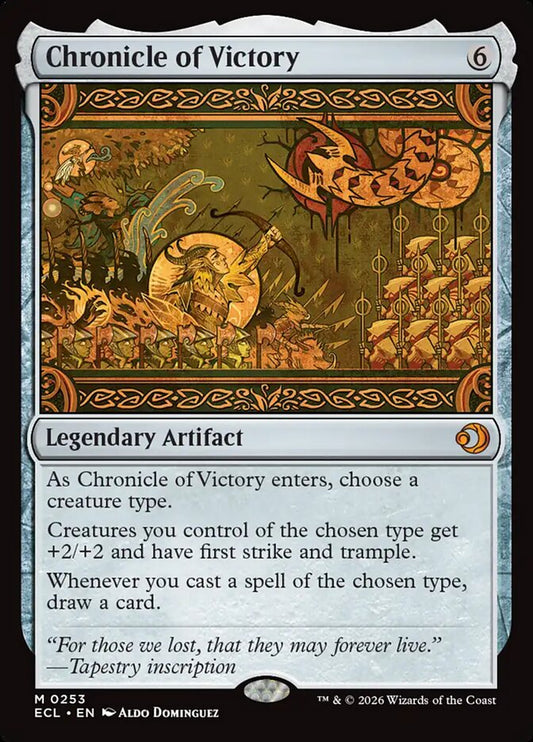 MTG Card Title: Chronicle of Victory ECL/253