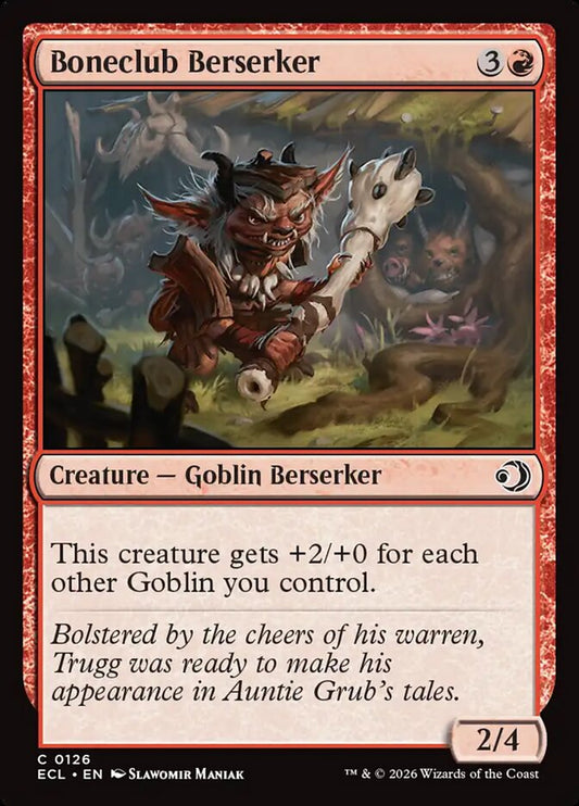 MTG Card Title: Boneclub Berserker ECL/126