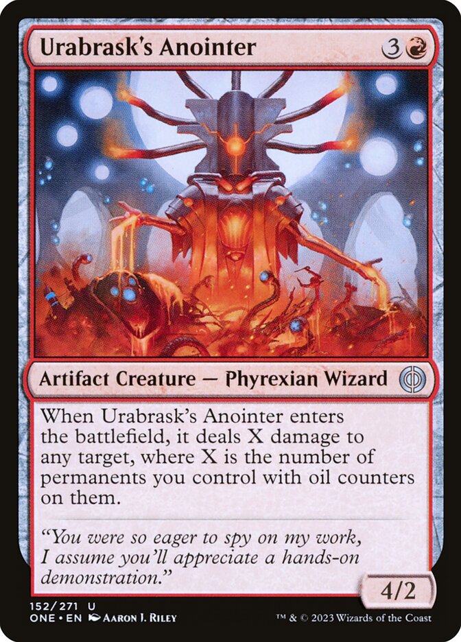 MTG Card Title: Urabrask's Anointer ONE/152