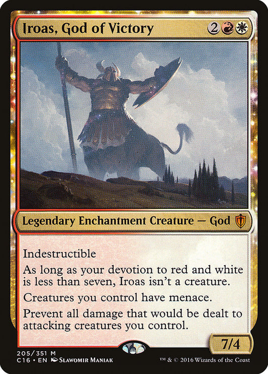 MTG Card Title: Iroas, God of Victory C16/205