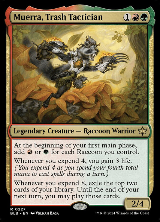 MTG Card Title: Muerra, Trash Tactician BLB/227