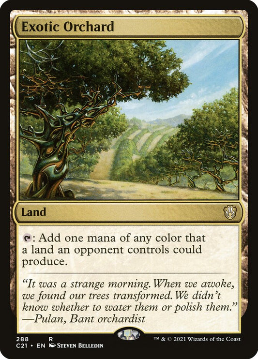 MTG Card Title: Exotic Orchard C21/288
