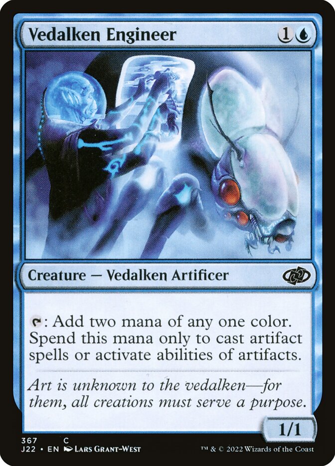 MTG Card Title: Vedalken Engineer J22/367
