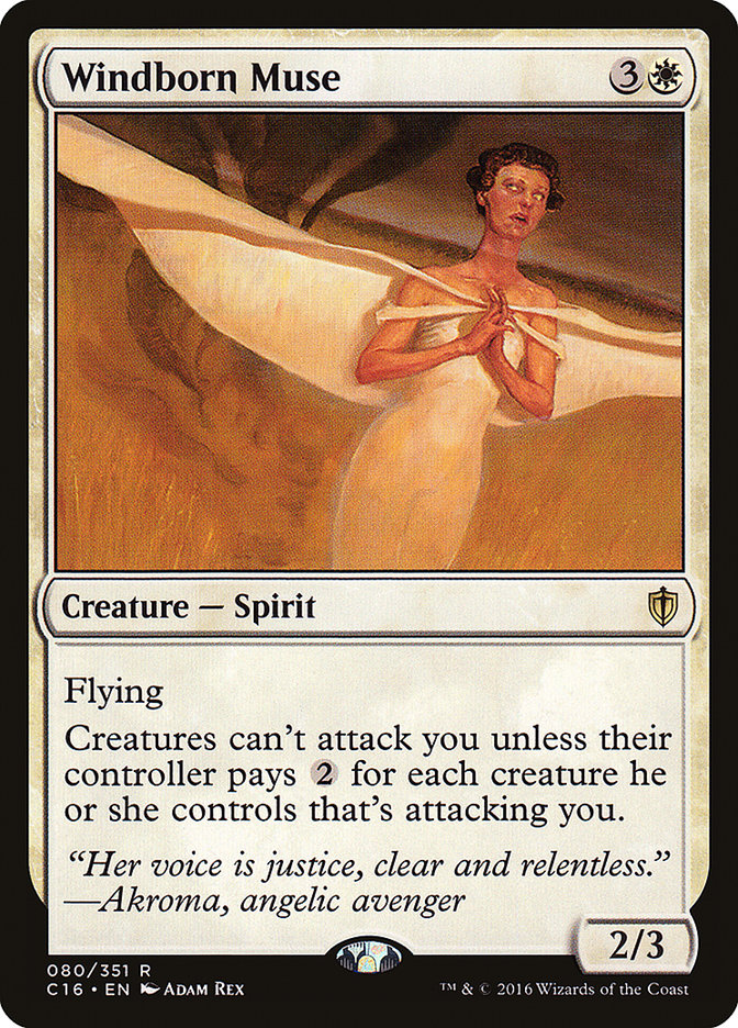 MTG Card Title: Windborn Muse C16/80