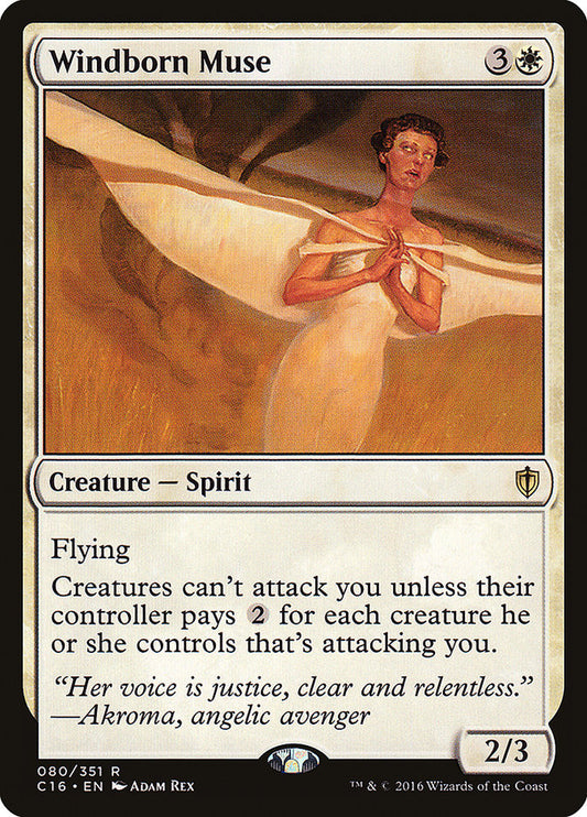 MTG Card Title: Windborn Muse C16/80