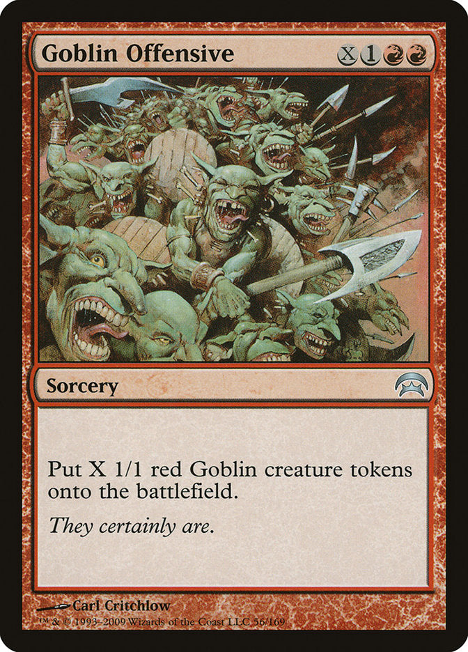 MTG Card Title: Goblin Offensive HOP/56