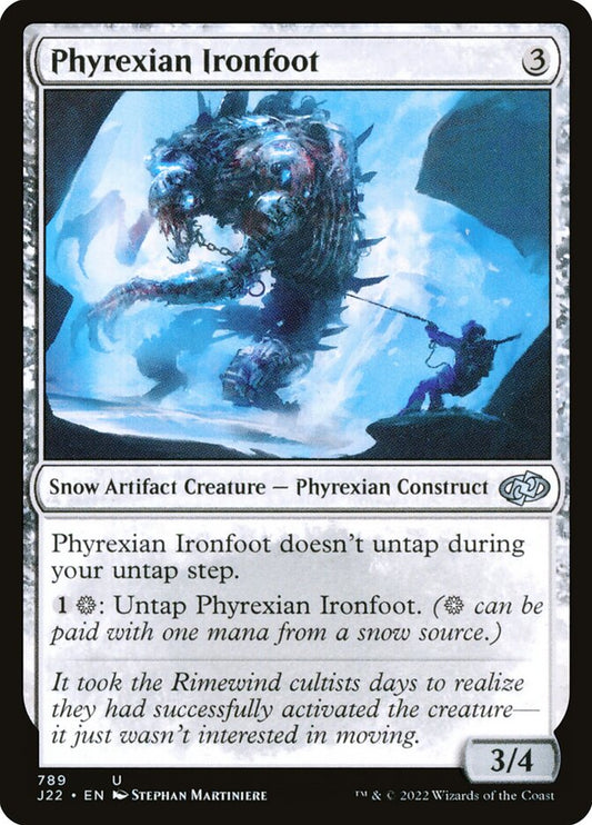 MTG Card Title: Phyrexian Ironfoot J22/789
