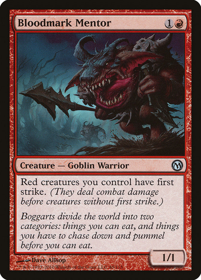 MTG Card Title: Bloodmark Mentor DPA/40