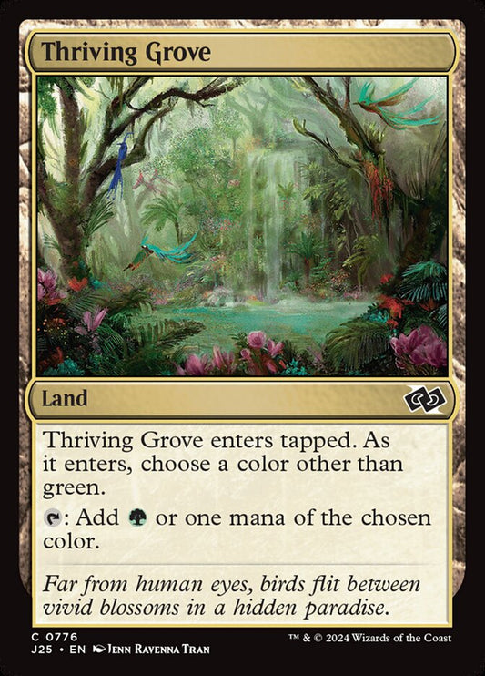 MTG Card Title: Thriving Grove J25/776