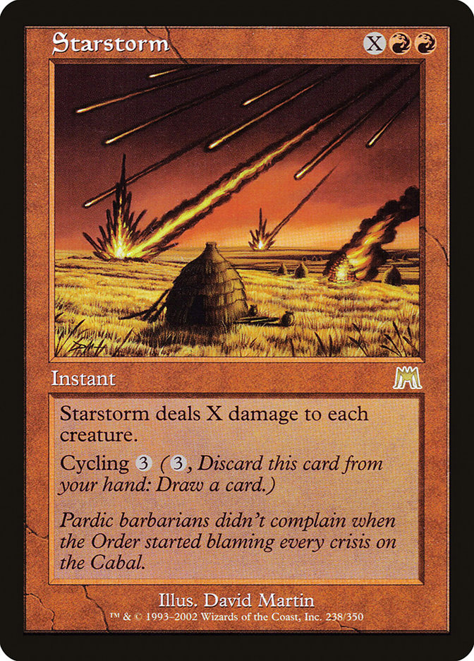 MTG Card Title: Starstorm ONS/238