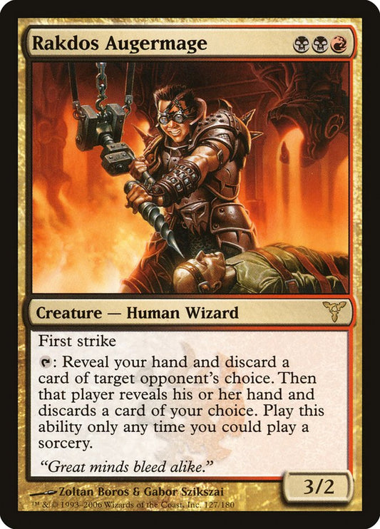 MTG Card Title: Rakdos Augermage DIS/127